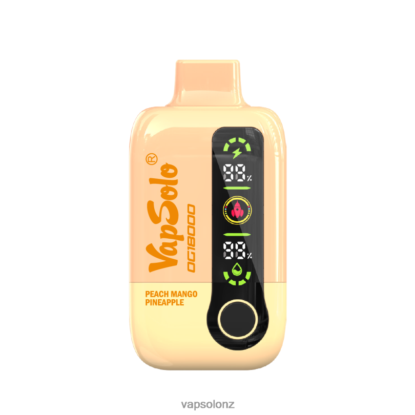 VapSolo Vape - VapSolo DG18000 Disposable Vape 0R86253 Peach Mango Pineapple