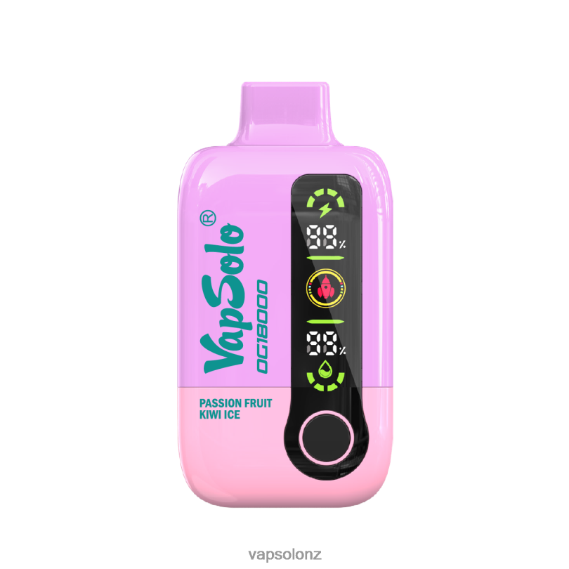 VapSolo Wellington - VapSolo DG18000 Disposable Vape 0R86252 Passion Fruit Kiwi Ice