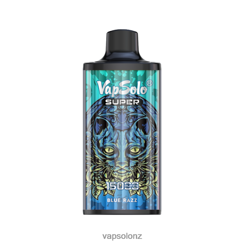 VapSolo Buy - VapSolo SUPER Disposable Vape 0R86214 Blue Razz