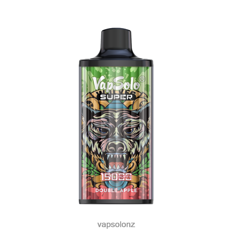 VapSolo Wellington - VapSolo SUPER Disposable Vape 0R86217 Double Apple