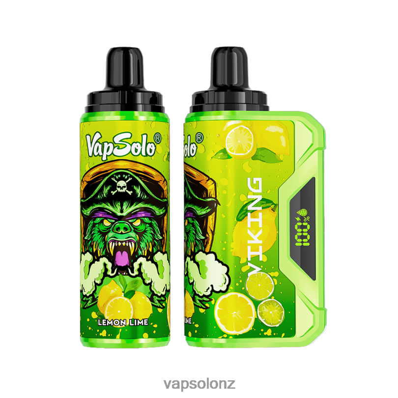 VapSolo Review - VapSolo VIKING Disposable Vape 0R86240 Lemon Lime