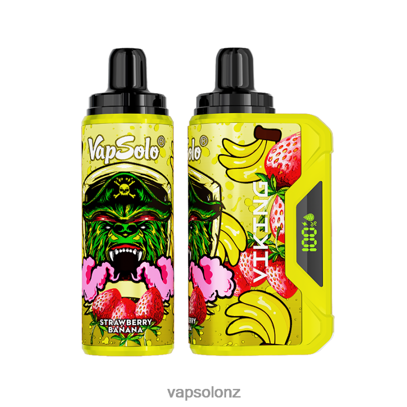 VapSolo Vape - VapSolo VIKING Disposable Vape 0R86243 Strawberry Banana