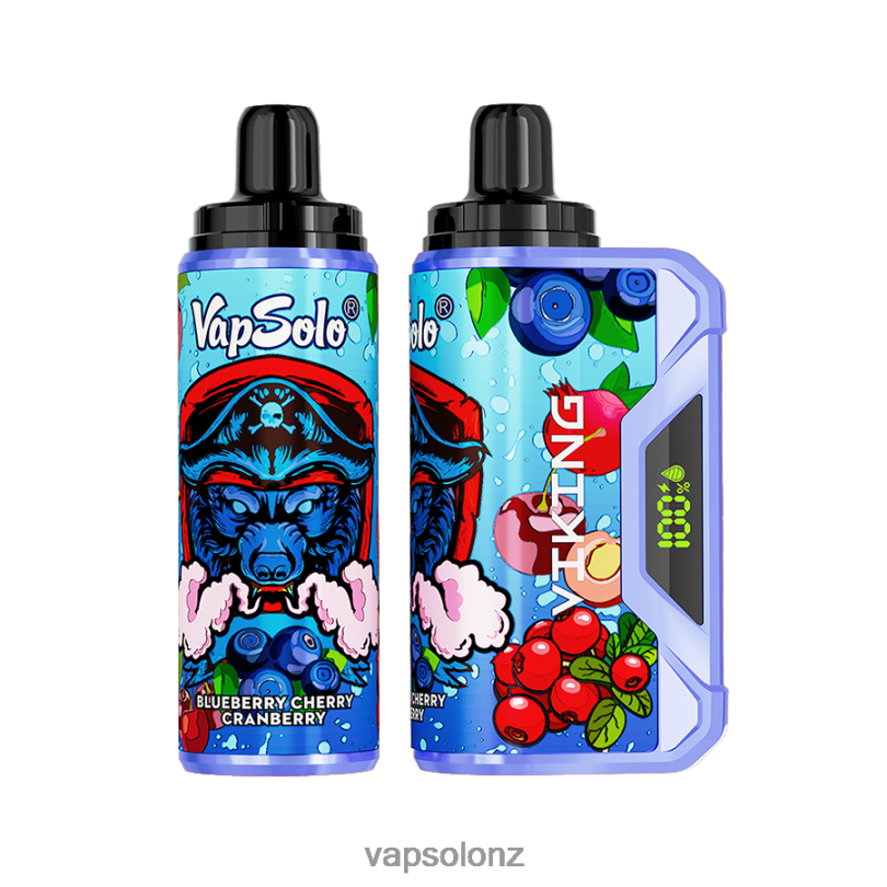 VapSolo Wellington - VapSolo VIKING Disposable Vape 0R86237 Blueberry Cherry Cranberry