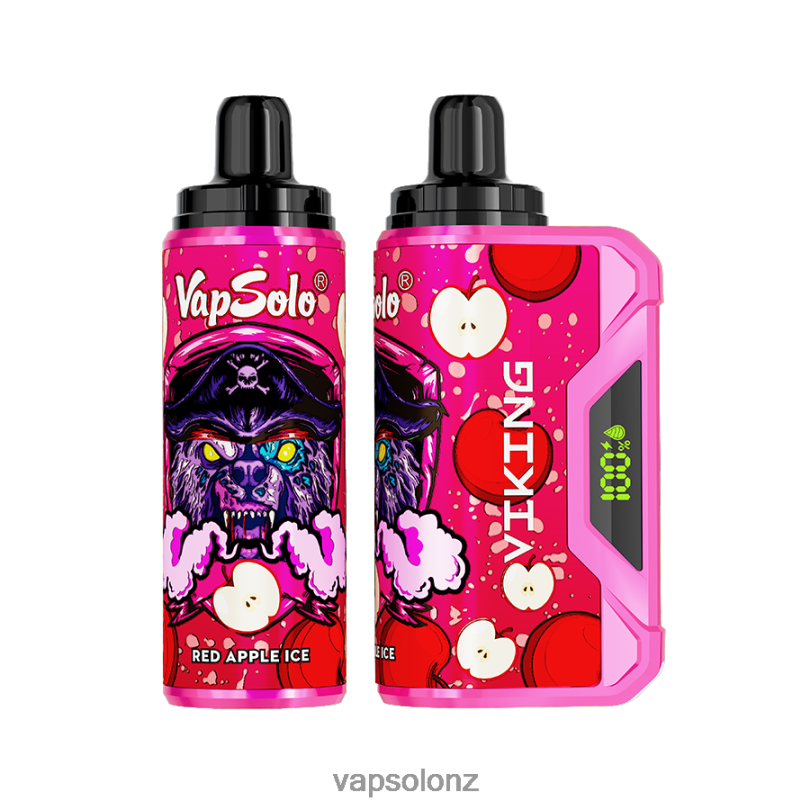 VapSolo Wellington - VapSolo VIKING Disposable Vape 0R86242 Red Apple Ice